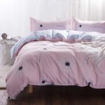 Uozzi Bedding King Size Duvet Cover Set Pink Floral 3 Pieces -(1 Duvet Cover 104x90 +2 Pillow Shams) 800 - TC Luxury Girls Teen Comforter Co