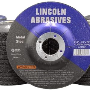 50 Pack Grinding Wheels 4.5" x 1/4" x 7/8" For Metal