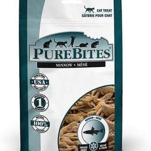 PURE BITE Minnow Freeze Dried Cat Treats, 1.09oz (2 Pack)