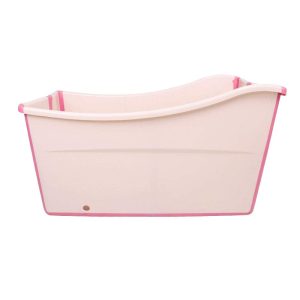 Large Foldable Bath Tub Bathtub for Baby Toddler Children Twins Petite Adult Blue