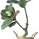 Large Nordic Tree Fake Green Plant Simulation Magnolia Potted Living Room Landing Indoor Handicraft ornaments