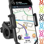 Truactive high quality bicycle mobile phone holder, motorcycle mobile phone holder, wrist strap in 6 colors, bicycle mobile phone holder – any mobile phone or handlebar in general, bicycle mobile phone holder, ATV – tool free installation