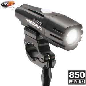 Cygolite Metro 850 Lumen USB Rechargeable Bicycle Headlight, Black