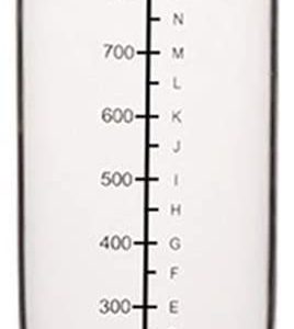 Feoowv plastic cocktail shaker, hand drink mixer, Boba tea shaker, with scale, bar tool transparent (24 oz / 700 cm3)