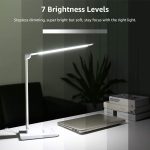 LE Dimmable LED Desk Lamp, 7-Level Brightness Adjustable, Soft Touch Dimmer, Daylight White, Eye Care Natural Light, High Intensity Office T