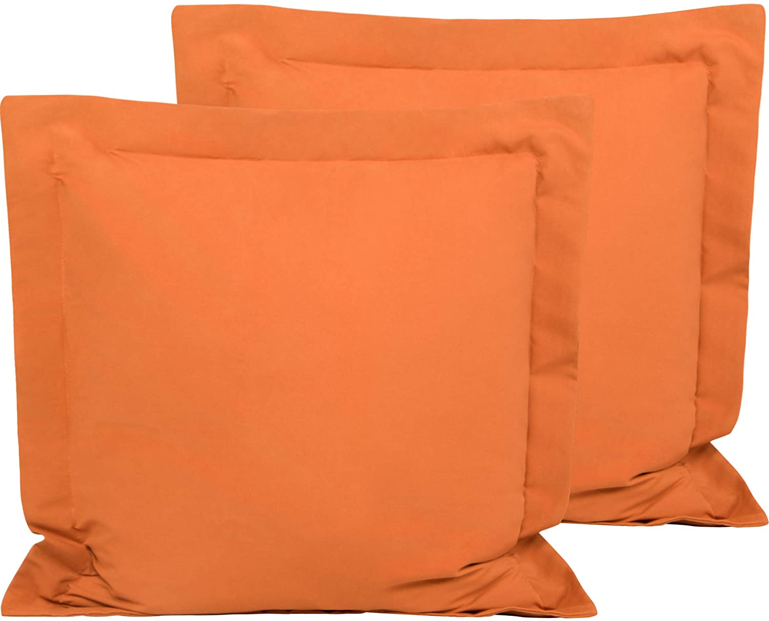 FLXXIE 2 Pack Microfiber Pillow Shams, Ultra Soft and Premium Quality, 20" x 26" (Dark Grey, Standard)