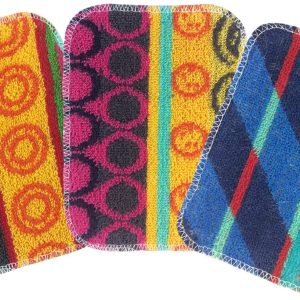 The Original European Scrubby. Non-Scratching Scouring Cleaning Pads. Heavy-Duty Reusable Household Cleaning Cloth, Safe for Tefl