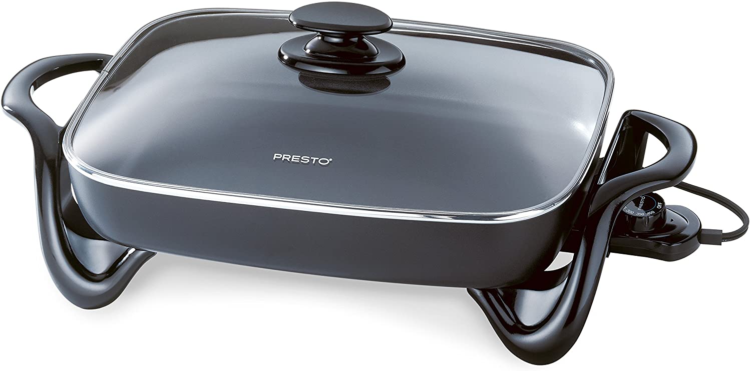 Presto 16-Inch Electric Skillet with Glass Cover