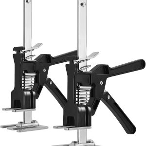 2 Pcks Owiwell Arm Hand Tool Jack - Labor-Saving Drywall Lifts Cabinet Board Lifter Door Window Wall Tile Height Adjuster, 18 in 1 Snowflake
