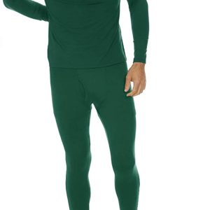 Thermajohn men's super soft thermal underwear pants set with wool lining
