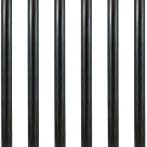 GeilSpace 6 Pack 1/2" × 36" Heavy Duty Pre-Cut Grey Metal Pipe, Industrial Steel Fits Standard Half Inch Threaded Pipes and Fittings - Vinta