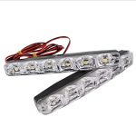 Automobile LED Daytime Running lamp 6LED high Power Super Bright Long Bright Daytime Running lamp General 6 lamp Daytime Running lamp 12V