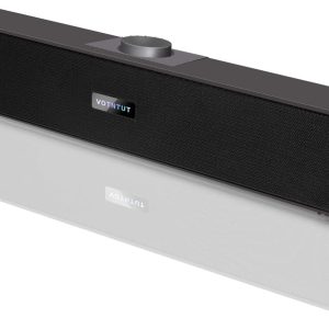 Computer Speakers,Wired USB Desktop Speaker,Stereo USB Powered Mini Sound Bar Speaker for PC Tablets Desktop Cellphone Laptop MP3