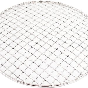 Stainless Steel Barbecue Round BBQ Grill Net/Mesh/Rack/Grate/Steam Mesh (No Foot) (8")