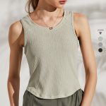 Fashion Sports Vest Women's Loose Blouse Blouse Thin Yoga Suit Summer