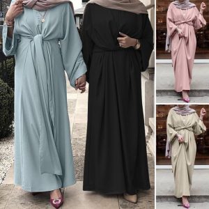 Dress loose nidha long sleeve solid