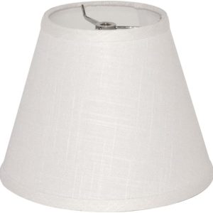 Tootoo Star Barrel White Small Lamp Shade for Table Floor Lamps Replacement, 6x10x7.5 Inch, Fabric Cloth, Spider Model (white)
