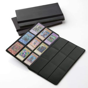360 Pockets Trading Card Sleeves, Side Loading Pocket Binder, Album Pages Card Collector Coin Holders Wallets Sleeves Set
