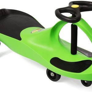 The Original PlasmaCar by PlaSmart 鈥?Lime 鈥?Ride On Toy, Ages 3 yrs and Up, No batteries, gears, or pedals, Twist, Turn, Wiggle for endless
