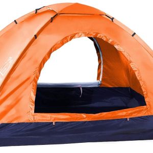 2-Person Tent,Two-Person Camping Tent Suitable for Outdoor Play,Two Doors and Windows,Breathable Mesh,Windproof and Waterproof Camping Tent,