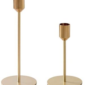 New Modern Metal Gold Candlestick Holders Wedding Decoration Skinny Tapered Candlestick Holder Home Decor Bar Party Candle Holders (