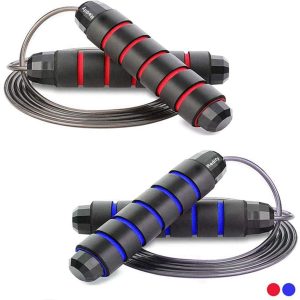 Redify 2 Pack Adjustable Jump Rope for Boxing MMA Crossfit Training, Fitness Jump Rope for Men Women and Kids, Speed Jumping Rope for Workou