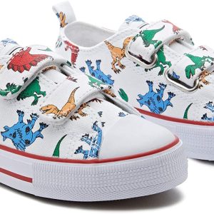 Toddler Little Kid Boy and Girl Classic Adjustable Strap Sneaker