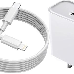 iPhone Fast Charger,DAZHWA Wall Charger iPhone 13 12 Super Fast Charging 20W PD Adapter with 6FT Type-C Lightning Cable Compatible with iPho