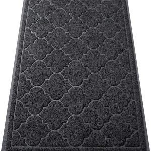Door Mat Large 24x36 Inch Indoor Outdoor Doormat, Non-Slip Low-Profile Design Floor Mat, Durable Trap Dirt and Dust Front Door Welco
