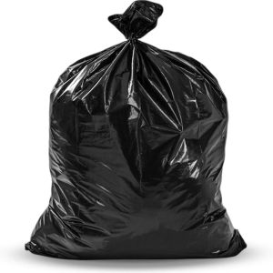 55 Gallon Trash Bags Heavy Duty, (Value Pack 50 Count w/Ties) Large Black Outdoor Trash Bags, Extra Large Heavy Duty Trash Can Liners, Contr