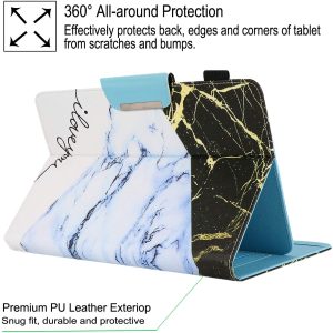 9.5-10.5 inch Tablet Universal Case, JZCreater Synthetic Leather Case Cover for iPad Air,New iPad 5th/6th Gen, Samsung Galaxy Tab A 10.1/Tab