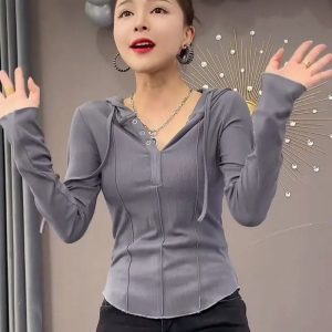 spring autumn Streetwear  hoodies women fashion Long Sleeve Hoodie Sweatshirt Harajuku Jumper cotton Pullovers Casual Sleeve